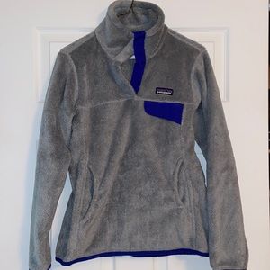Grey Patagonia Women’s Re-Took Snap Pullover
